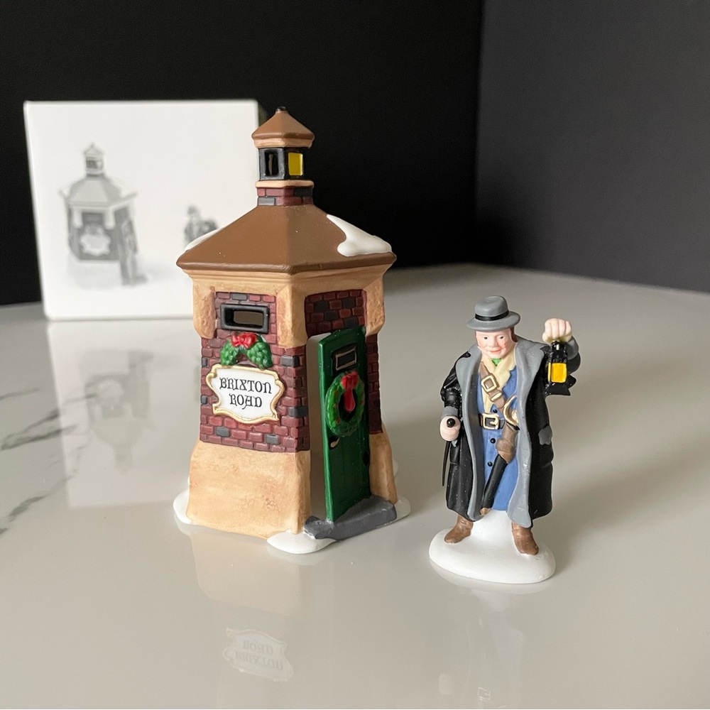 "Brixton Road Watchman" Dickens Snow Village by Dept. 56